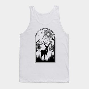 Deer in nature Tank Top